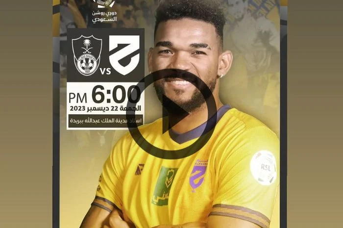 Saudi Pro League 2023/2024: Free Streaming Al Hazem vs Al Ahli
