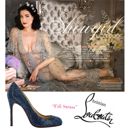 Dita in Christian Louboutin