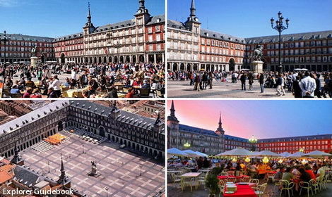 Tempat wisata terkenal di madrid Spanyol Plaza Mayor