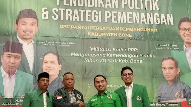 Khairul Amran tegaskan kader PPP Bone untuk siap Menyongsong Kemenangan 2024