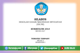 Silabus Kelas 2 SD Semester 1 K13 Revisi Tahun 2019