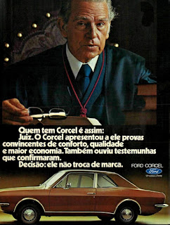 propaganda Ford Corcel - 1976, Ford Willys anos 70, carro antigo Ford, década de 70, anos 70, Oswaldo Hernandez, Corcel 76,