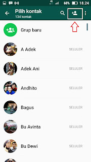 cara menambah kontak whatsapp terbaru