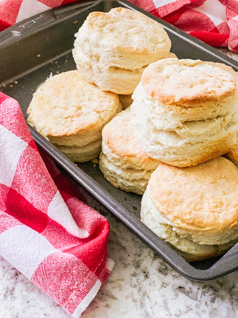 2-Ingredient Cream Biscuits, tender, flaky, and scrumptious biscuits every time you make them.  Simple biscuits using self rising flour and heavy whipping cream.  A cream biscuit recipe is a cook's best short cut secret.