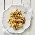 Marinated cauliflower, olives and Spring onions salad with spicy lemon
dressing