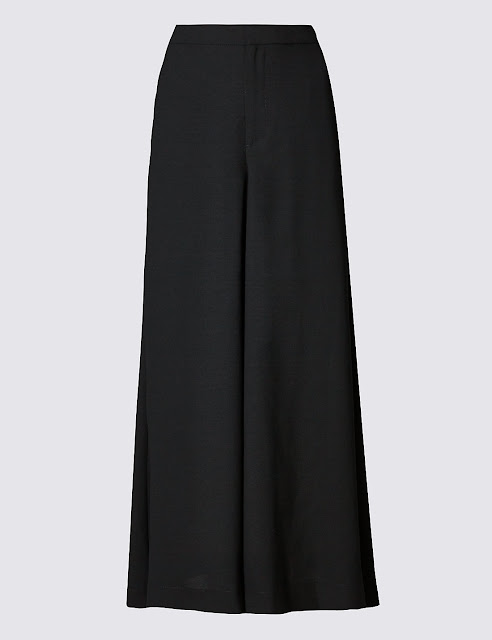 Marks and Spencer Crepe Super Cropped Wide Leg Culottes