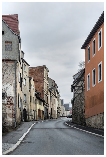  Blick in die Rahnestraße Zeitz in Richtung Stadtzentrum.