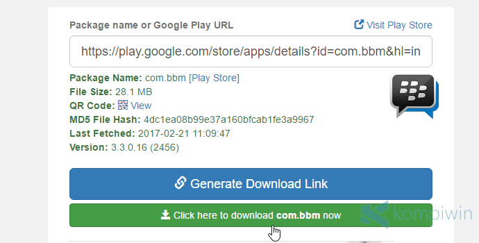 Cara Download APK di Google Play lewat PC | kompiwin