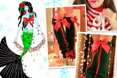 Mermaid Style Christmas at Mademoiselle Mermaid