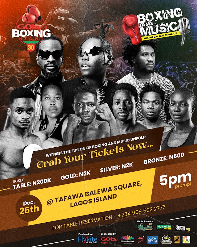 Six  Reasons You Should Be at the Biggest Music and Boxing Carnival,  GOtv Boxing Night