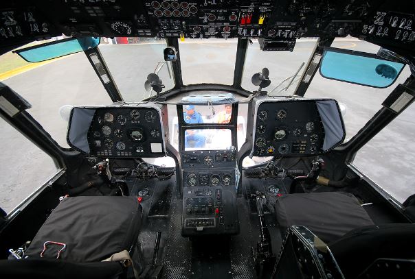 Mil Mi-8 Hip cockpit