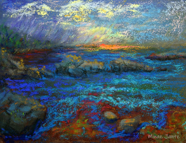 Stormy Weather by Minaz Jantz (Pastel)