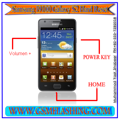 i9100 galaxy s2 and same outher samsung mobile hard reset master reset ...