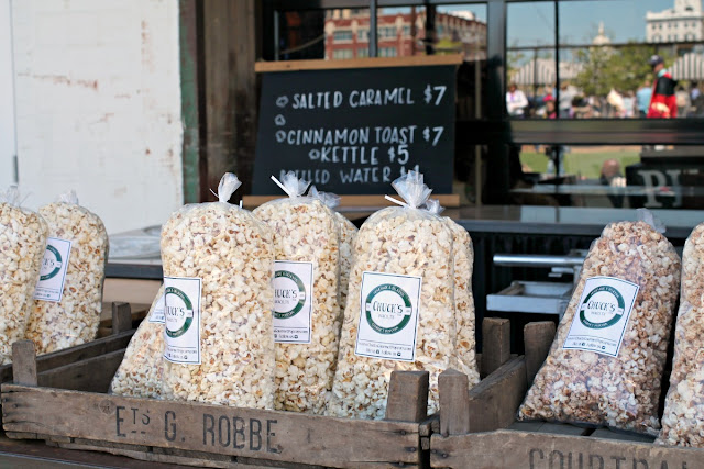 You can find everything from southern style comfort food to wood fired pizza to freshly popped kettle corn and more at the Magnolia Market food truck park.