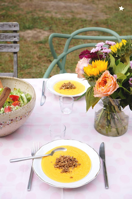 velouté pâtisson carotte soupe recette végétarienne