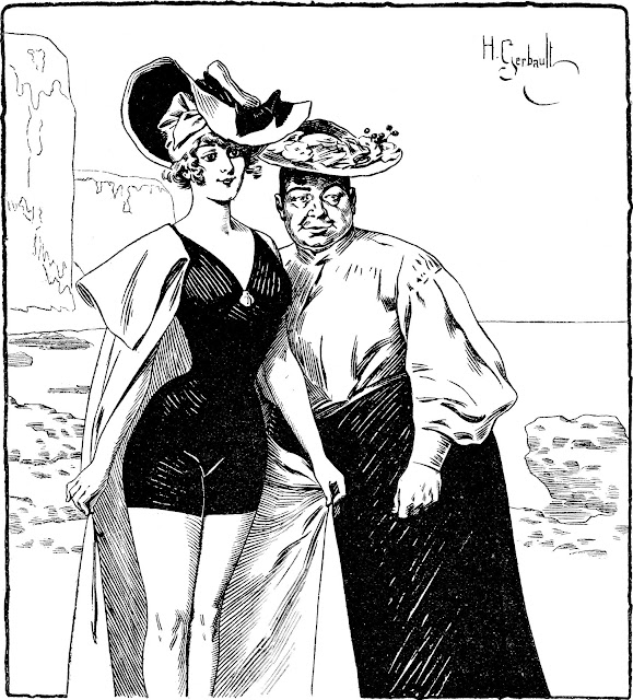 Henry Gerbault illustration of a matrimonial target