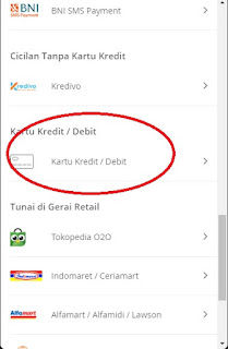 langkah 5 Bayar Pakai Kartu Kredit dan debit di Tokopedia - metode pembayaran kartu kredit dan debit