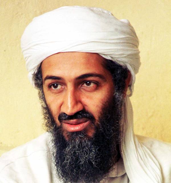 Osama in laden face. Osama in laden face.