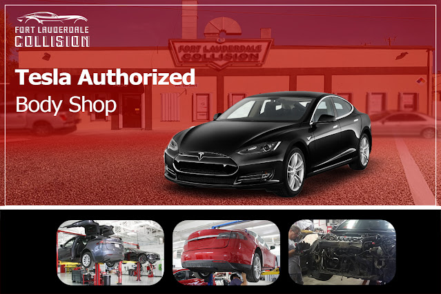 Tesla authorized body shop Miami