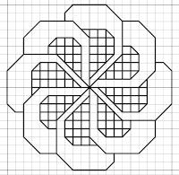 swirly free blackwork pattern