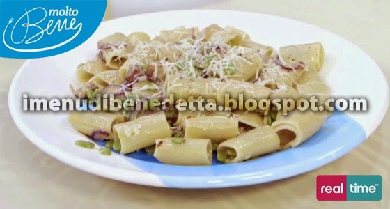 Pasta con Fave Guanciale e Pecorino di Benedetta Parodi