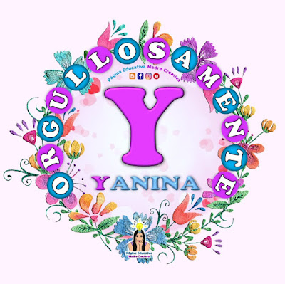 Nombre Yanina - Carteles para mujeres - Día de la mujer