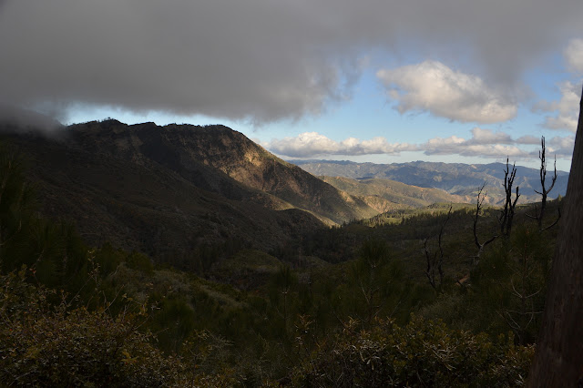 clear sky over Madulce Peak as as clouds come after it