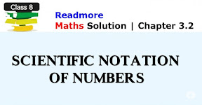 Class 8 Readmore Maths Solution | Chapter 3.2  SCIENTIFIC NOTATION OF NUMBERS