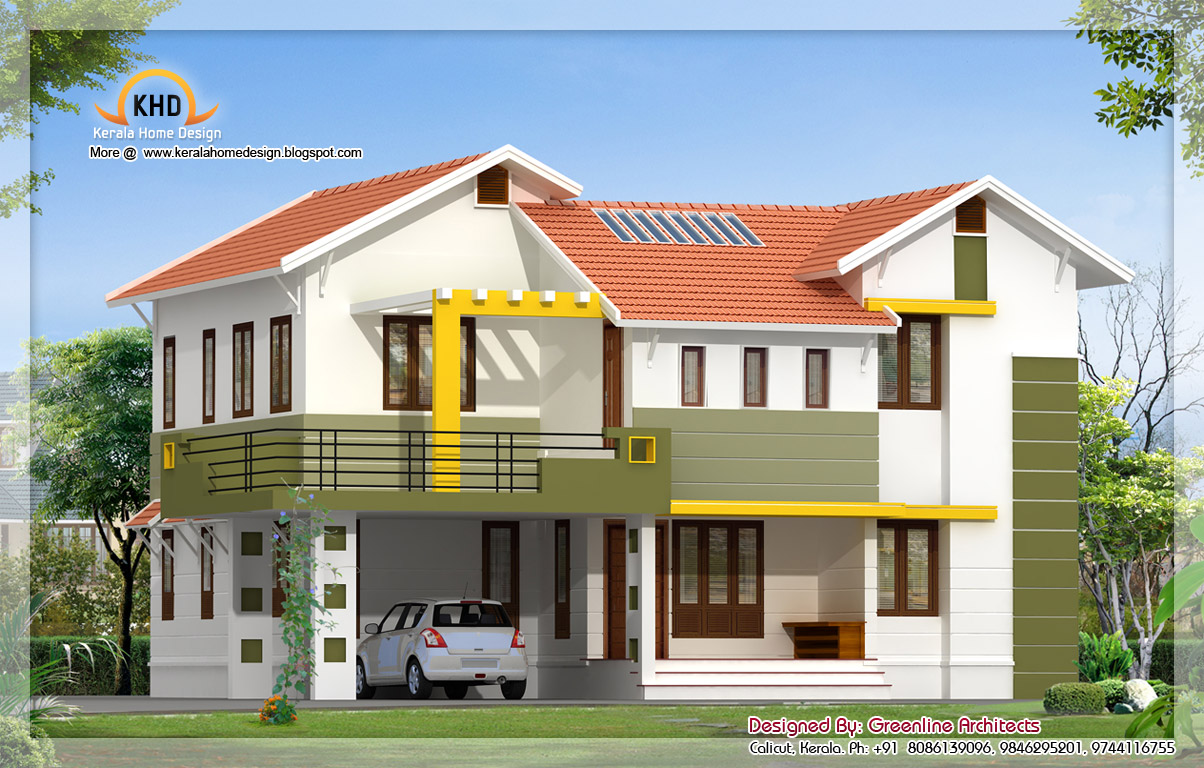 Contemporary Villa design - 226 Sq m (2430 Sq. Ft) - December 2011 title=
