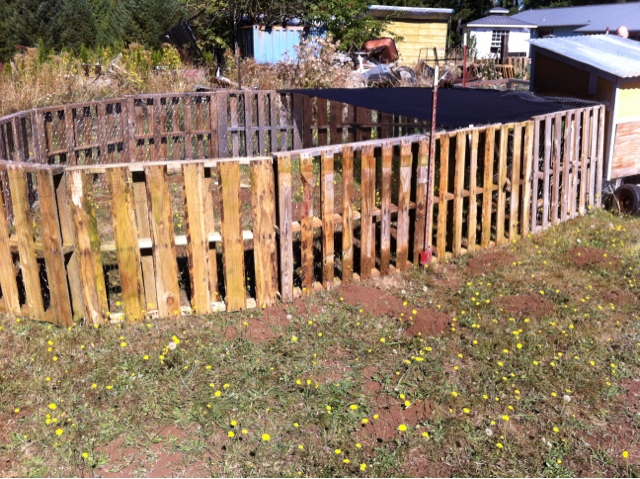 Pallet Chicken Tractor I have a chicken tractor that