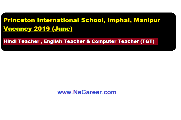 Princeton International School, Imphal, Manipur Jobs 2019 (June)