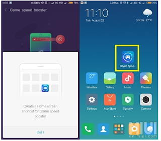 Cara Mengaktifkan Fitur Rahasia di MIUI 9, Game Booster Booster