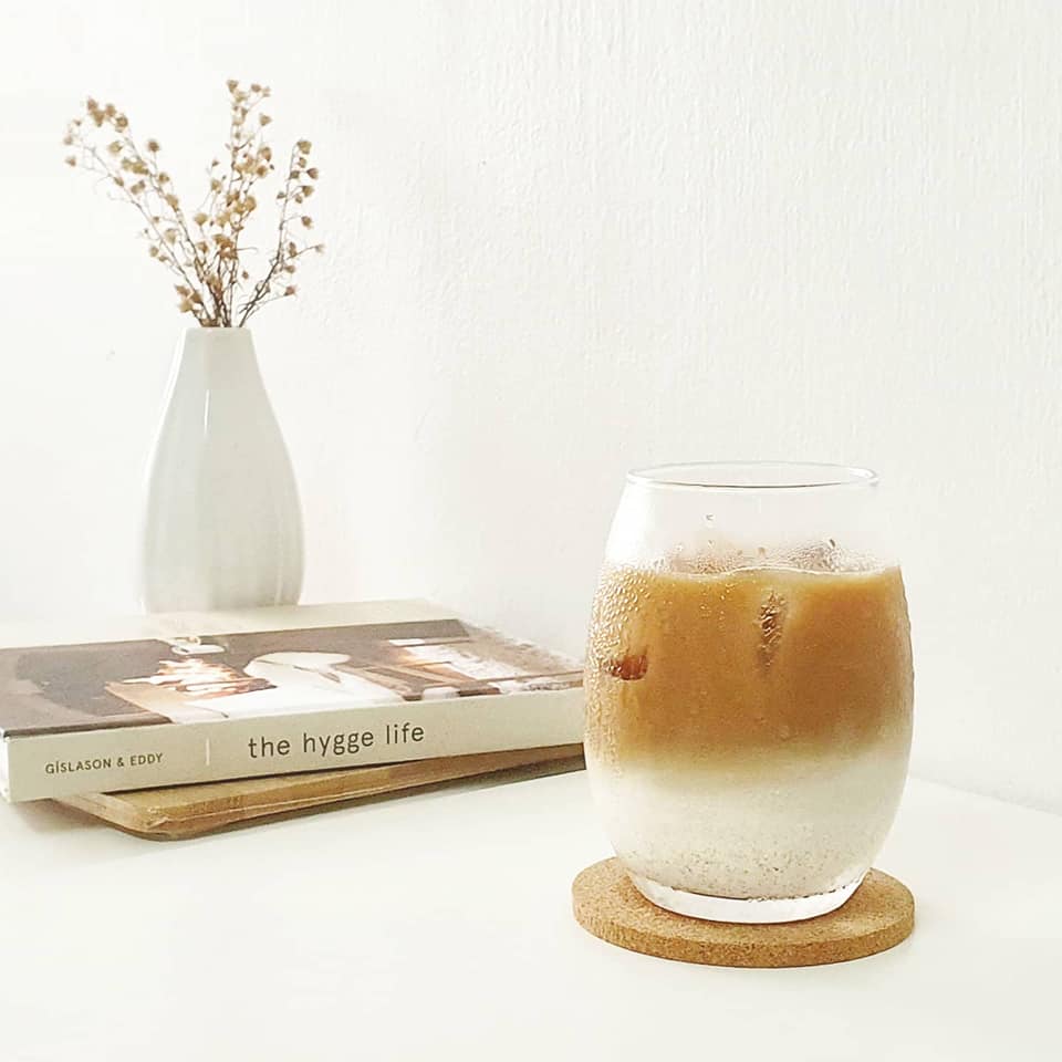 Iced latte at home