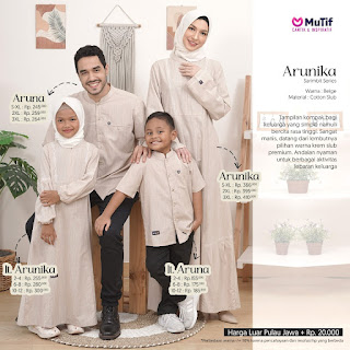 Koleksi Sarimbit  Family Mutif Arunika