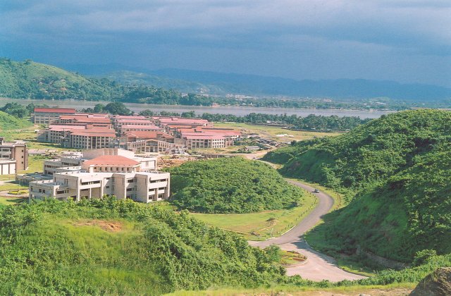 IIT Guwahati campus as seen from a distance