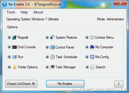 Re-Enable Services After Virus Attack Re-Enable Services After Virus Attack