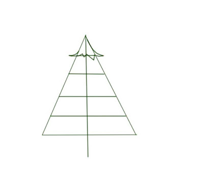 How to draw Christmas tree easy step by step Christmas tree drawing