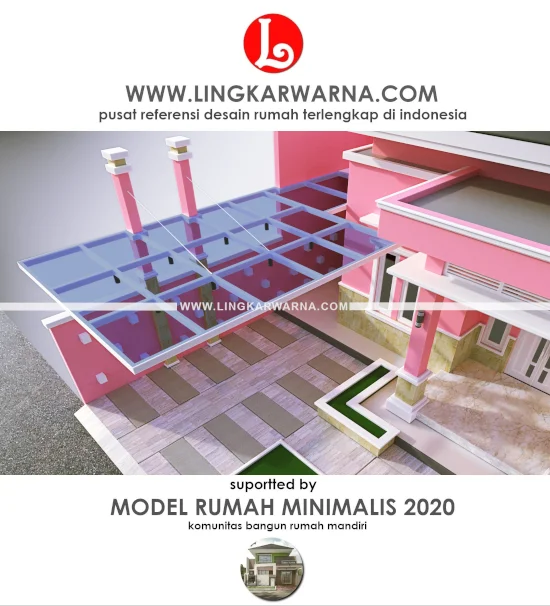 gambar rumah tema pink