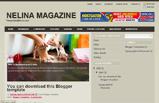 Nelina Magazine Blogger Template