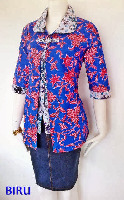 BAJU ATASAN BATIK WANITA MODERN, BATIK WANITA