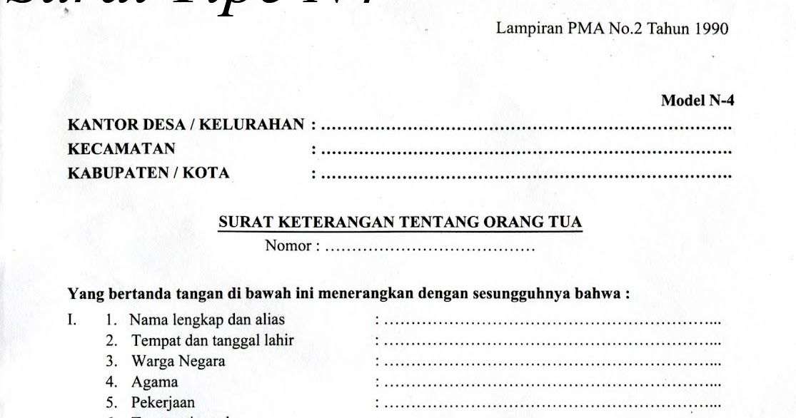 Surat Numpang Nikah Dari Kelurahan Kumpulan Contoh Surat