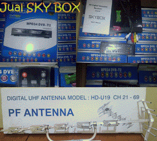 antena Tv Digital 19C & Set Top Box