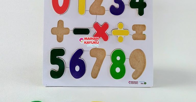 Mainan Puzzle Chunky Angka SEBUTIK EDUTOYS Mainan Puzzle Chunky Angka SEBUTIK EDUTOYS