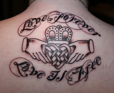 Celtic Heart tattoo Love is forever love is free Celtic butterfly tattoo 