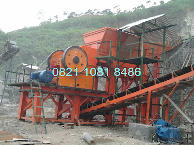 Jual Stone Crusher Plant Kapasitas 50-80 Ton Per Jam (Jaw-Jaw-Jaw)