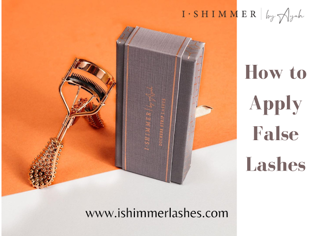 how to apply false lashes