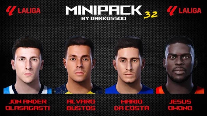 PES 2021 La Liga Mini Facepack 32 by Darko5500