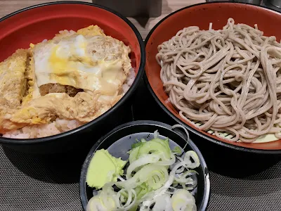 かつ丼セット もりそば(名代富士そば)