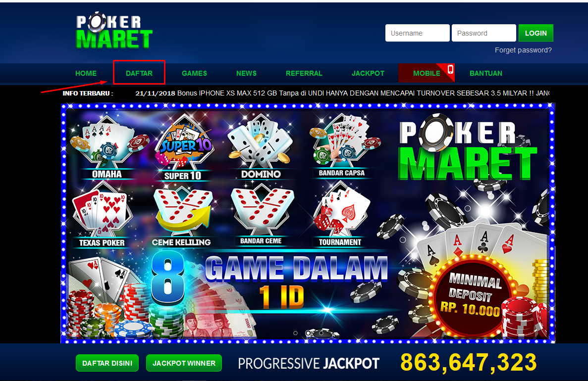 Cara Daftar Akun PokerMaret Agen Poker Online Terpercaya ...