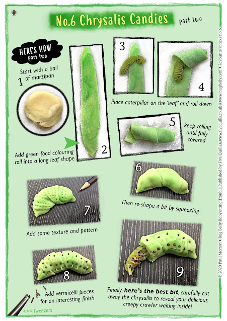 Chrysalis Candies edible bugs recipe